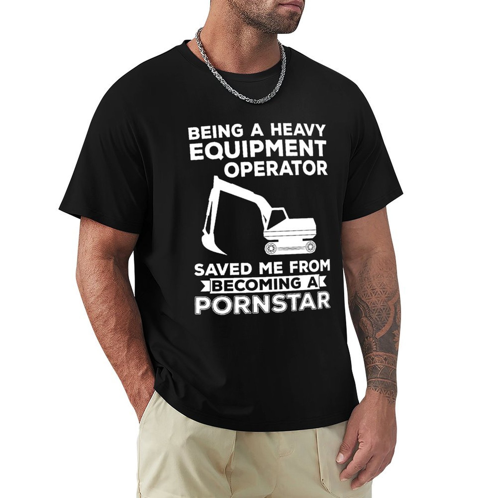 Heavy Equipment Operator - تي شيرت لسائقي المعدات الثقيلة -