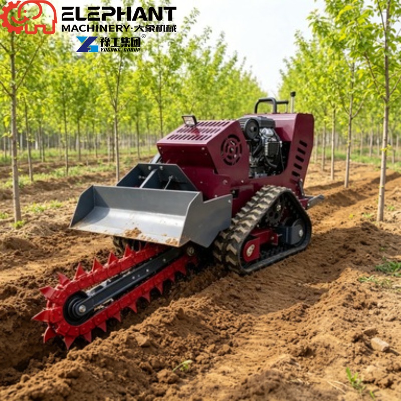 Trencher Machine Small - حفارة خنادق مجنزرة، حفارة خنادق صغيرة