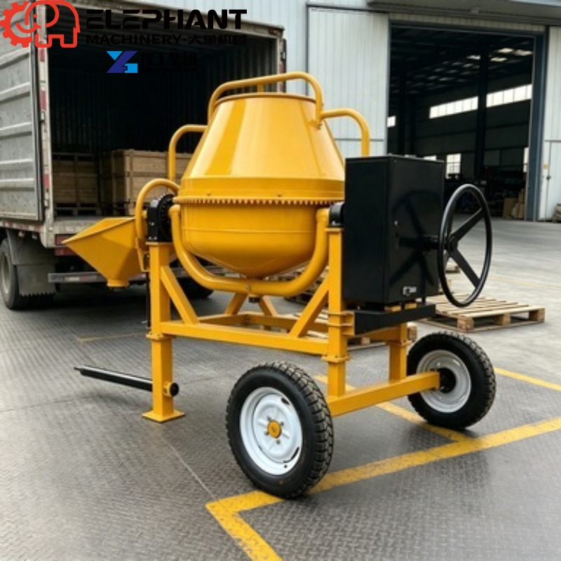 خلاط خرسانة محمول سعة 350 لتر، - مراجعة Heavy Equipment Mixer وسعره