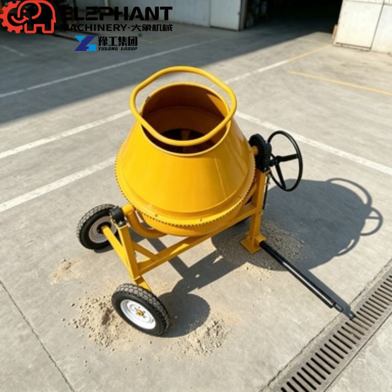 خلاط خرسانة محمول سعة 350 لتر، - مراجعة Heavy Equipment Mixer وسعره