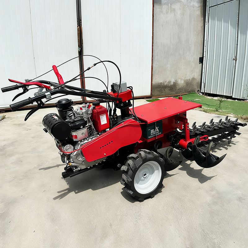 آلة حفر بالسلسلة، حفارة، آلة ح - مراجعة Trencher Machine Small وسعره