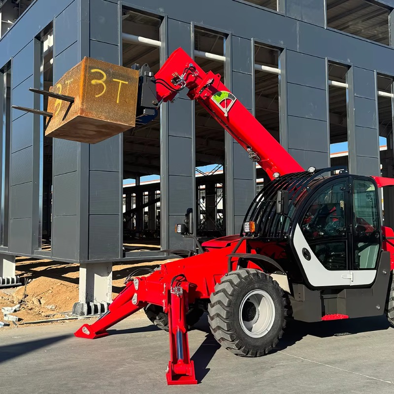رافعة تلسكوبية بذراع 5-12 متر  - مراجعة Telescopic Handler Boom وسعره