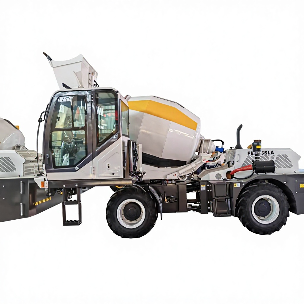 شاحنة خلاطة خرسانة ذاتية التحم - مراجعة Heavy Equipment Mixer وسعره