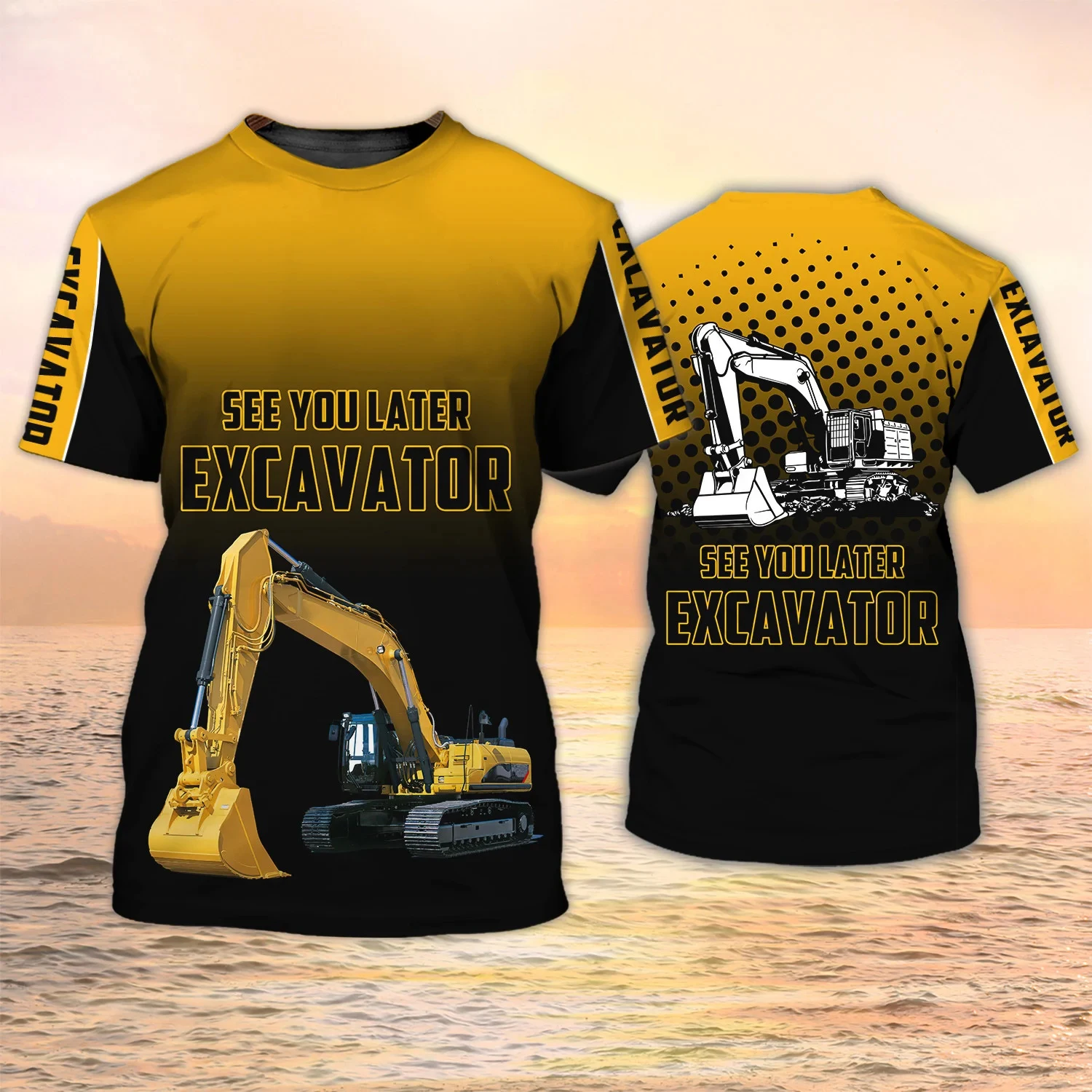 قمصان تي شيرت بطباعة ثلاثية ال - مراجعة Heavy Equipment Operator وسعره